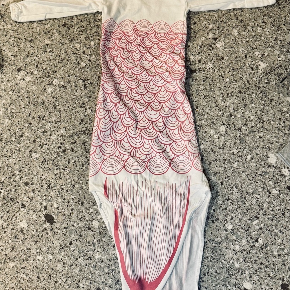Mermaid Onesie with Bottom Opening - Size Small ⭐🐚
